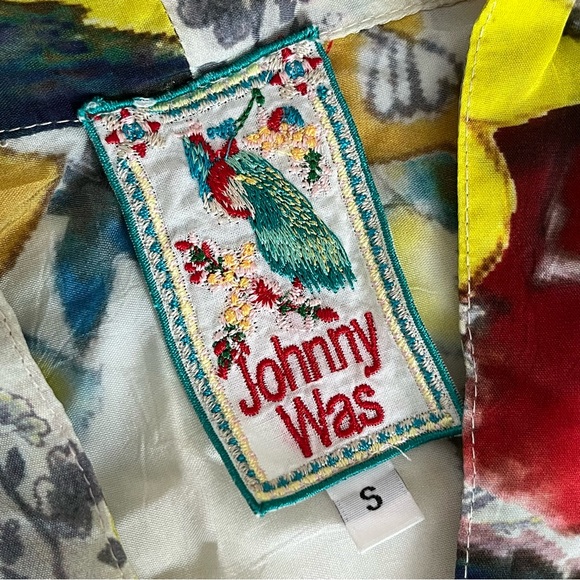 NWOT RARE Johnny Was Kimono Maxi Dress Cover up S - Picture 15 of 16